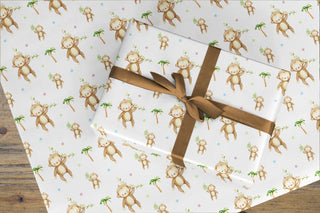 Wrapping Paper - Monkey fun