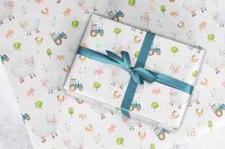 Wrapping Paper - Sheep farm