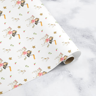Wrapping Paper - Princess on her horse