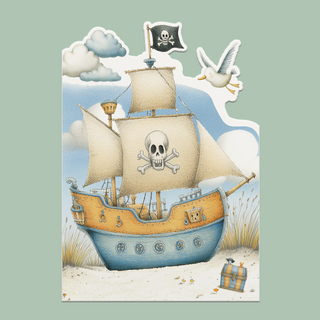 Pirate boat - mini whimsi wiggly