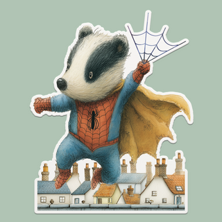 Super hero Bugman birthday wiggly