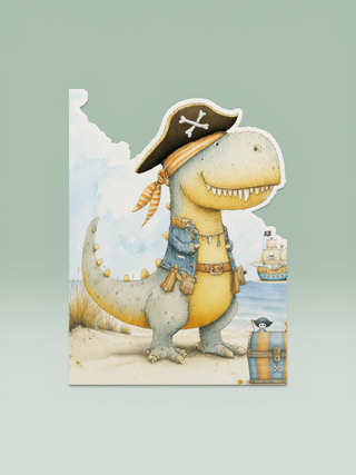 Pirate dinosaur - mini whimsi wiggly