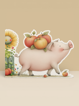 Pigs in the orchard - mini whimsi wiggly
