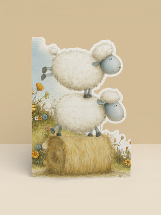 Sheep bale jump - mini whimsi wiggly