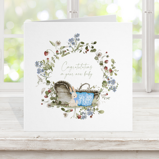 New baby card - boy 3