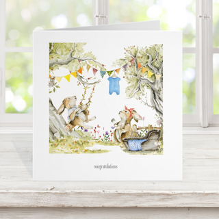 New baby card - boy 4
