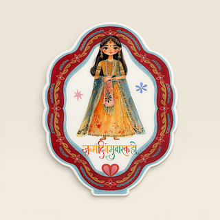 Indian Princess Birthday Card