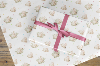 Wrapping Paper - Hare spotty