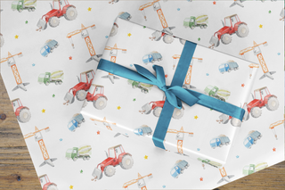 Wrapping Paper - Tractors